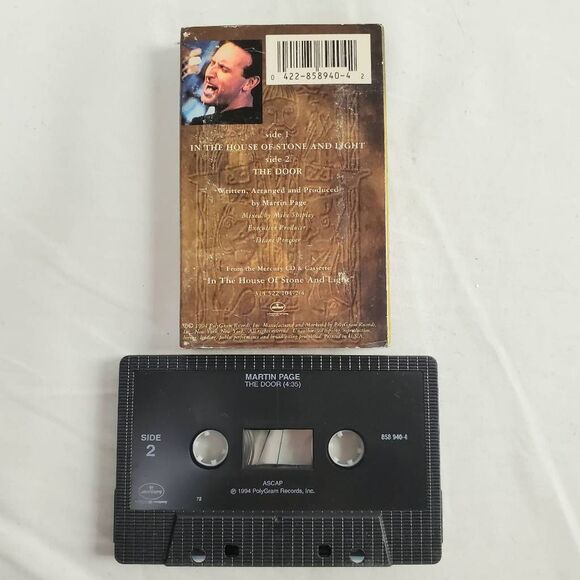 Martin Page – In the House of Stone and Light Cassette Single 1994 Mercury - Picture 2 of 3